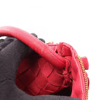 Bottega Veneta Handbag Intrecciato Small Turn Pouch Pink Leather — view 9