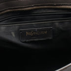 Saint Laurent Handbag Petit Cabas Line 2-Way Gray Leather Hand — view 4