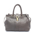Saint Laurent Handbag Petit Cabas Line 2-Way Gray Leather Hand