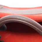 Loewe Handbag Amazona 32 Red Brown Suede Leather Hand — view 8