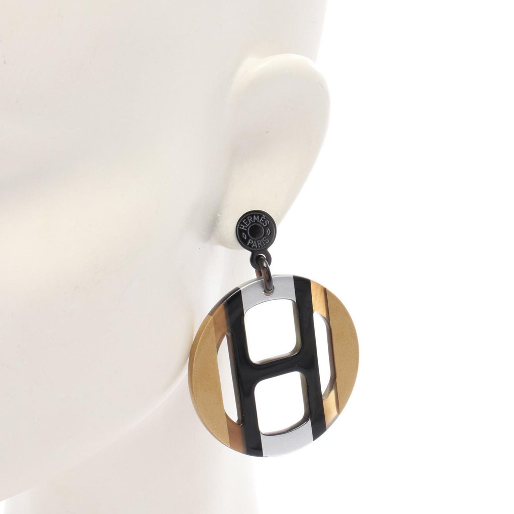 Hermes Earrings Equipe Illusion de Nuit — view 4