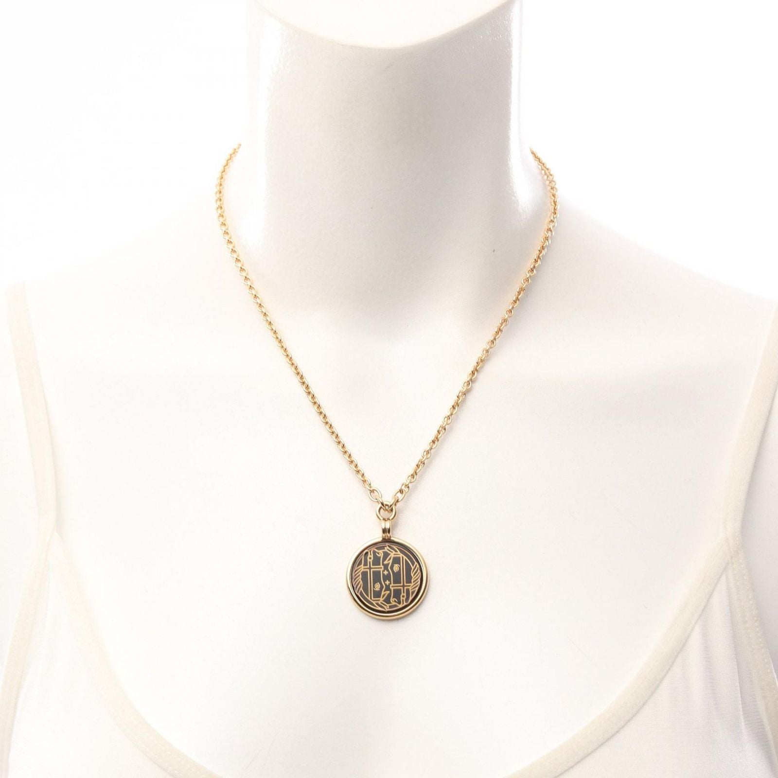 Hermes Necklace Medaille Quadrige PM — view 6