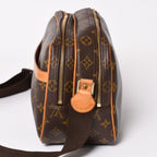 Louis Vuitton Shoulder Bag Reporter PM Monogram Canvas Brown — view 4