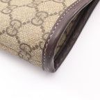Gucci Tote GG Supreme Beige Dark Brown Canvas Leather — view 9