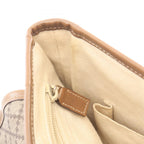 Gucci Shoulder Bag Diamante Brown Beige Canvas Leather — view 5