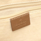 Gucci Shoulder Bag Diamante Brown Beige Canvas Leather — view 4