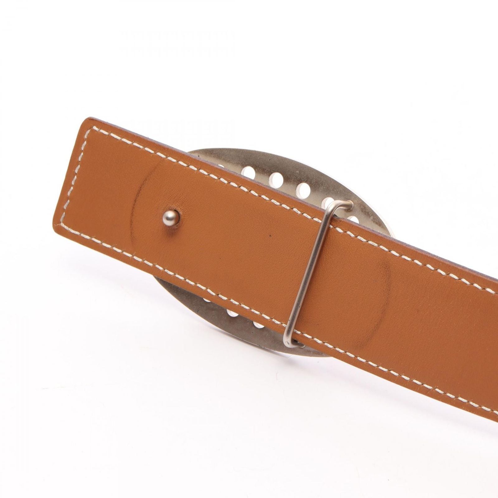 Hermes Belt Evelyne Reversible Perforated — view 7