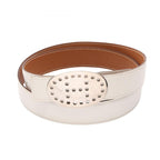 Hermes Belt Evelyne Reversible Perforated