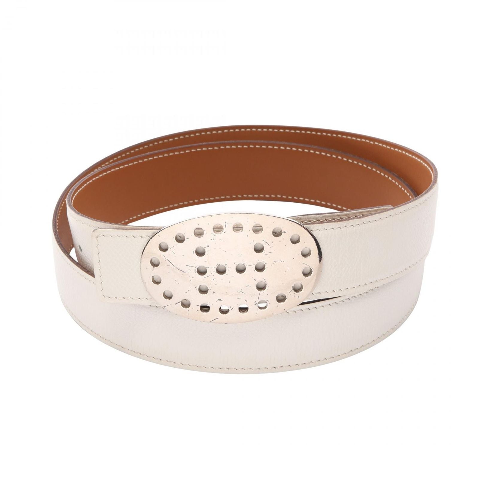 Hermes Belt Evelyne Reversible Perforated
