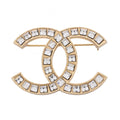 Chanel Brooch CC Logo Gold