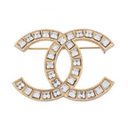 Chanel Brooch CC Logo Gold