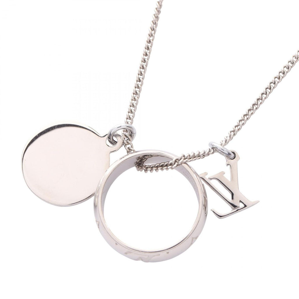 Louis Vuitton Necklace Ring Monogram Stainless Steel — view 2