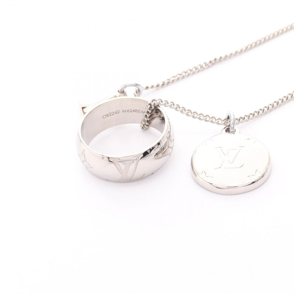 Louis Vuitton Necklace Ring Monogram Stainless Steel — view 7
