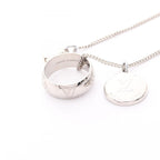 Louis Vuitton Necklace Ring Monogram Stainless Steel — view 7