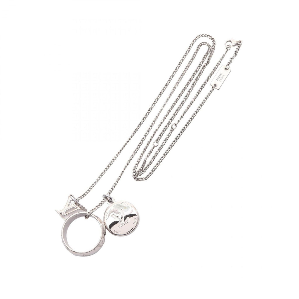 Louis Vuitton Necklace Ring Monogram Stainless Steel — view 3