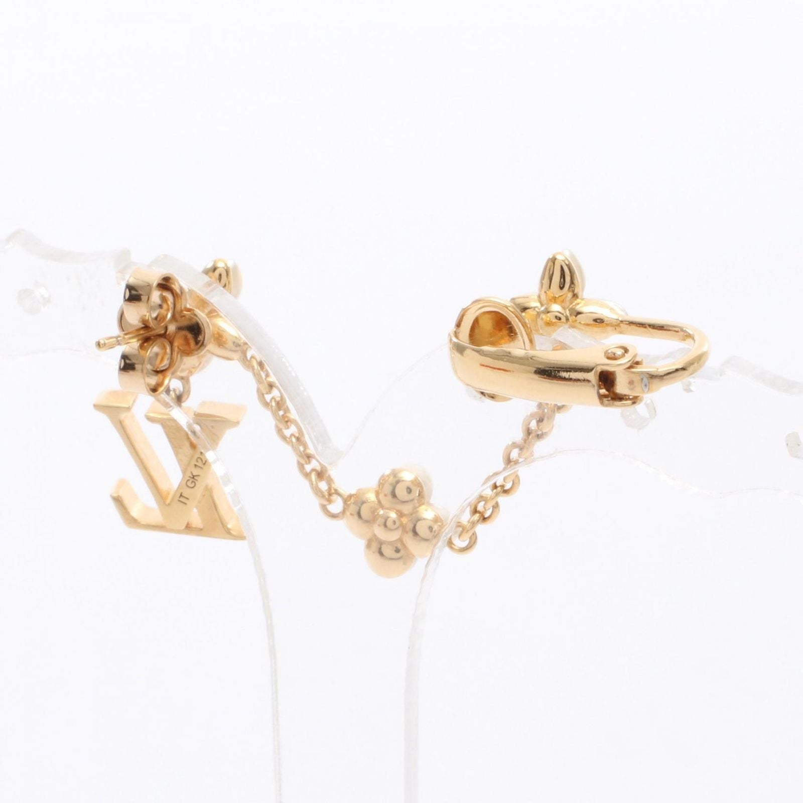 Louis Vuitton Earrings LV Floragram Right — view 2