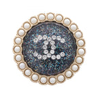Chanel Brooch CC Logo Lame