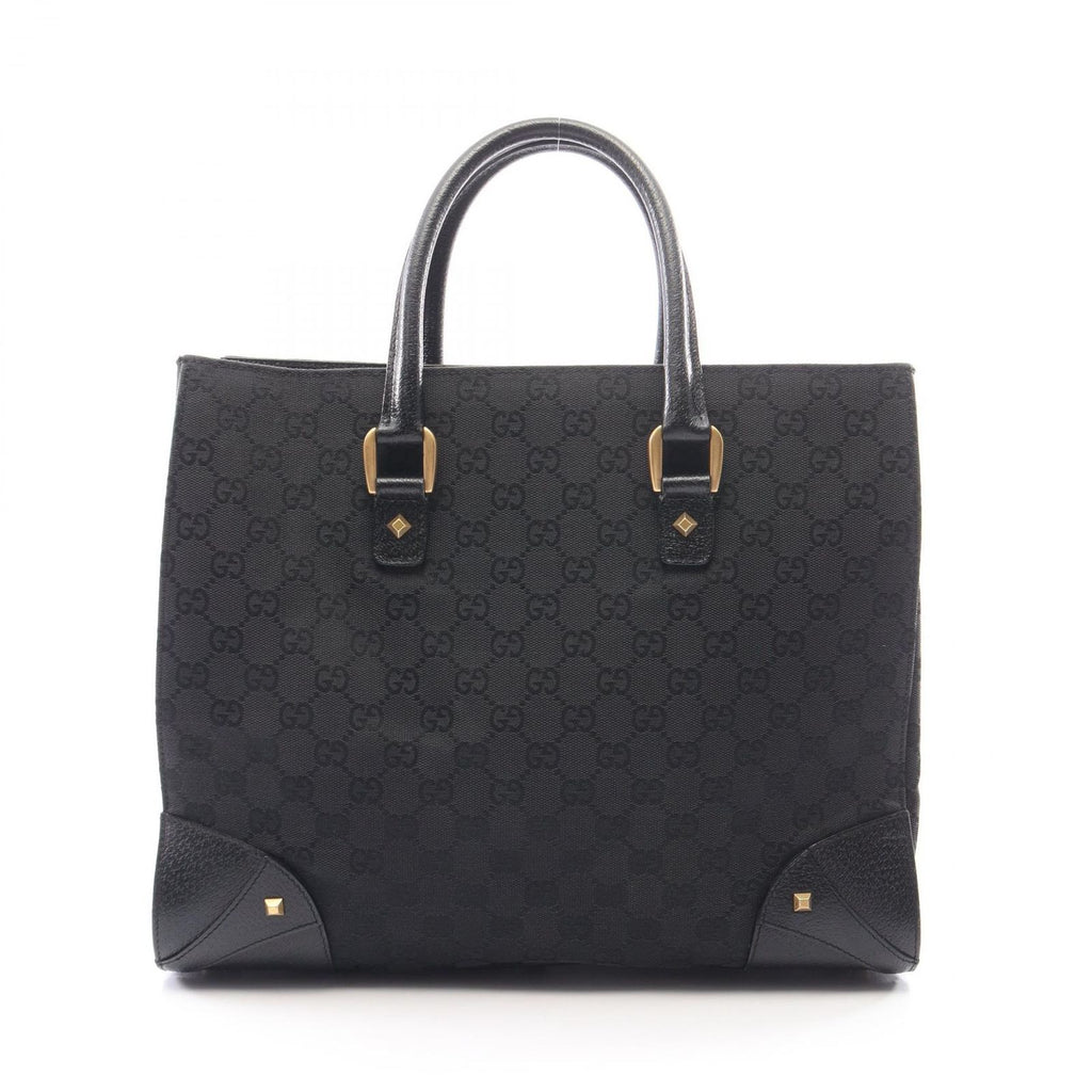 Gucci Handbag GG Canvas Black Tote