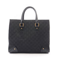 Gucci Handbag GG Canvas Black Tote