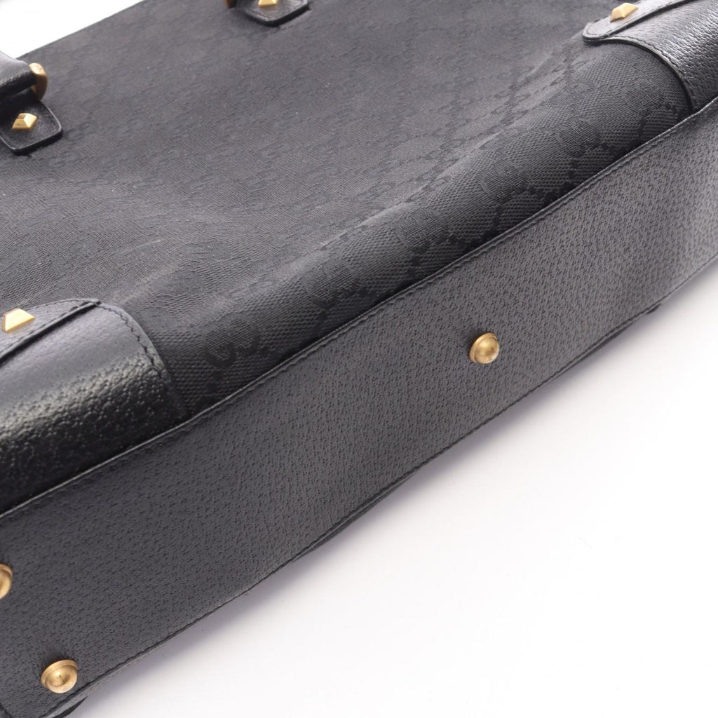Gucci Handbag GG Canvas Black Tote — view 9
