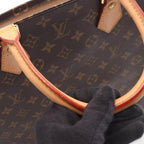 Louis Vuitton Tote Sac Plat Canvas Leather — view 9