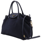 Prada 2-Way Shoulder Nylon Navy Handbag — view 2