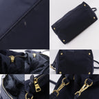 Prada 2-Way Shoulder Nylon Navy Handbag — view 8