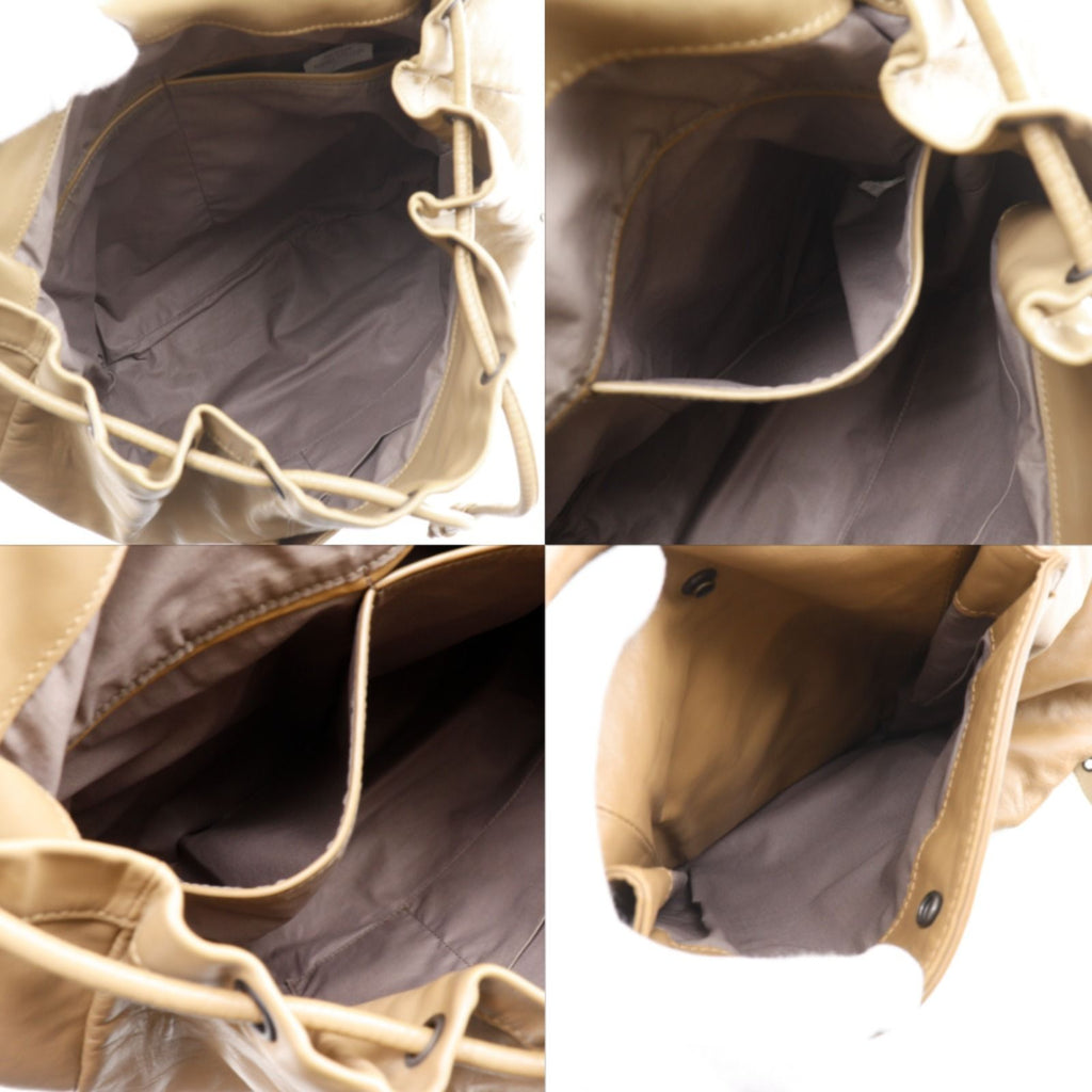 Bottega Veneta Intrecciato Calf Beige Backpack — view 7