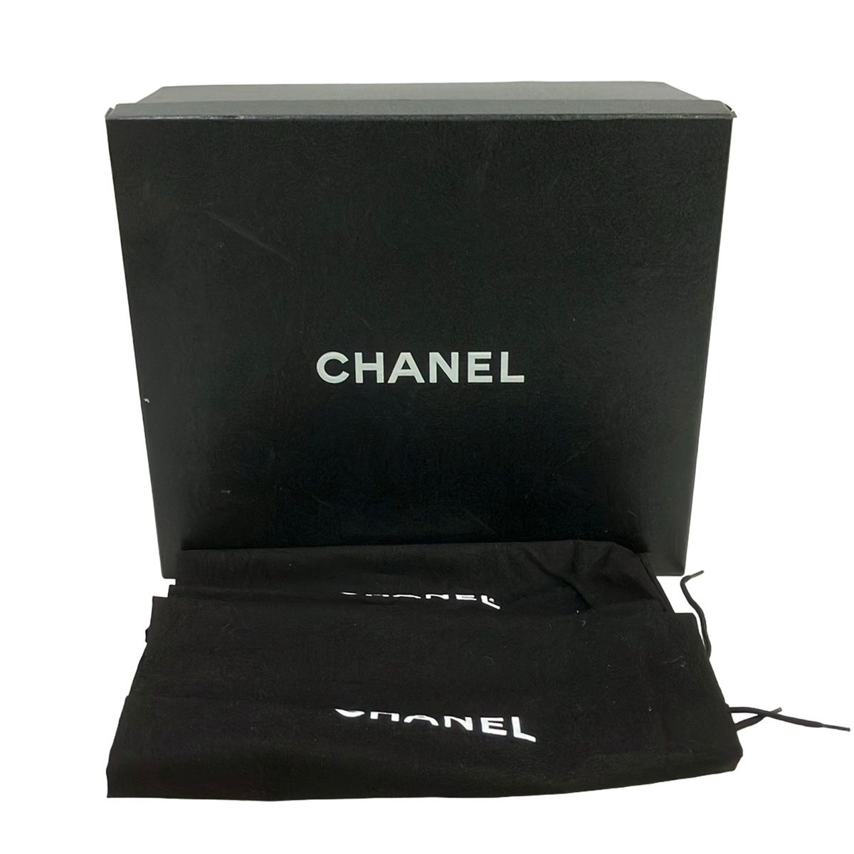 Chanel Booties 38.5 C Dark Navy Black Leather Boot — view 8