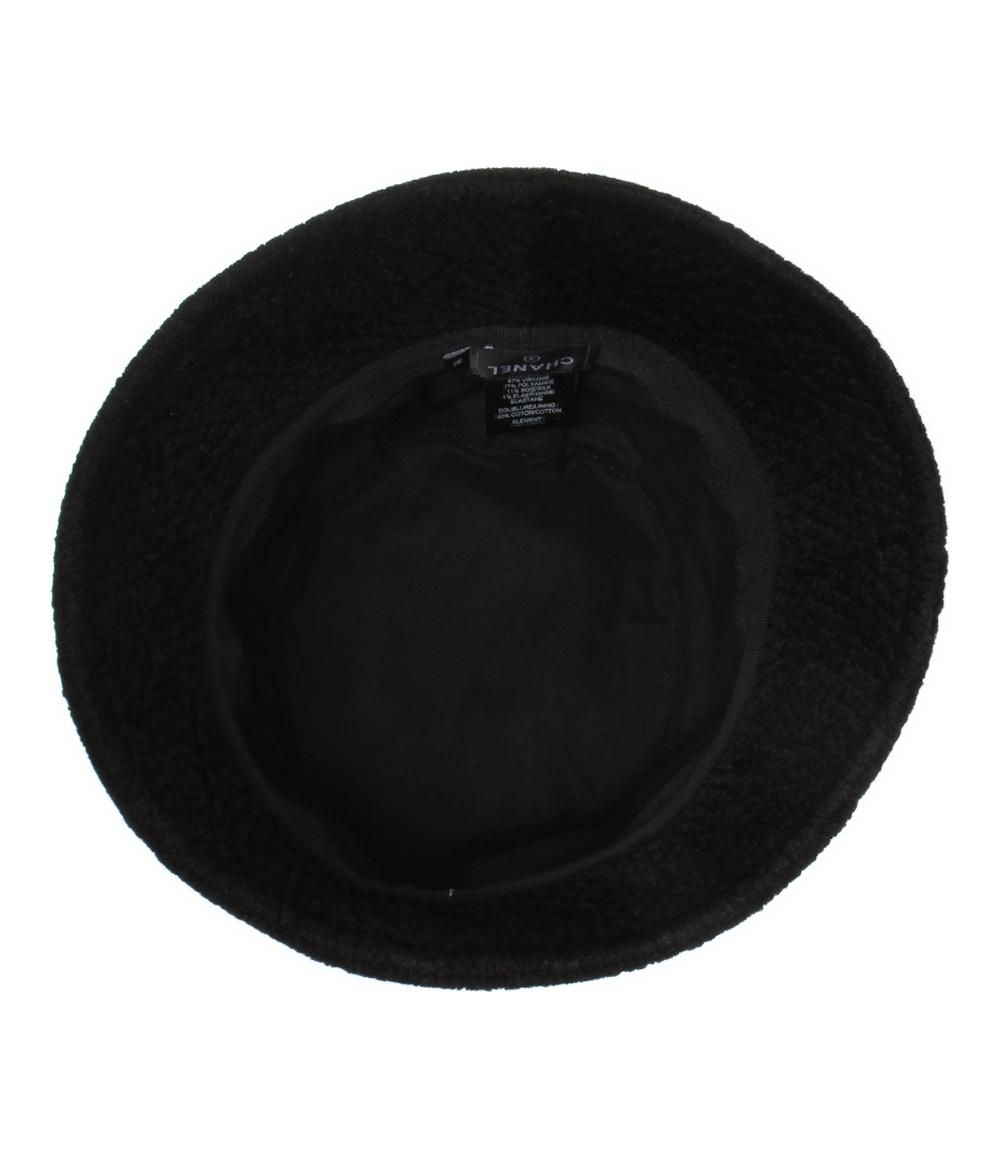 Chanel Bucket Hat Velour CC Logo — view 4