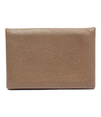 Hermes Card Case Silver Calvi