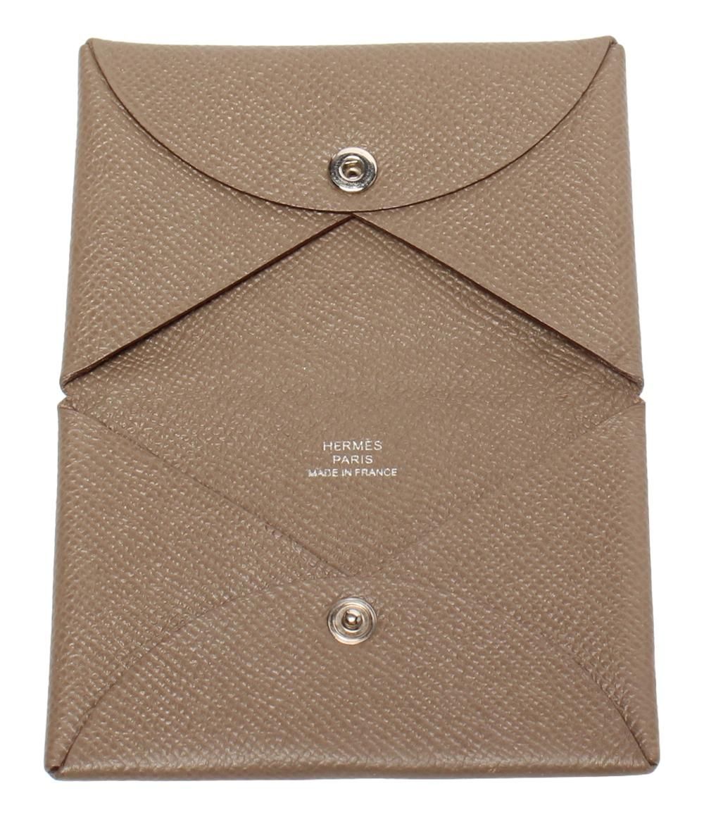 Hermes Card Case Silver Calvi — view 5