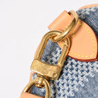 Louis Vuitton Speedy Bandouliere 25 Damier Denim Gold Handbag — view 7
