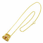 Celine Diamond Ruby Necklace 43 cm 18k YG Yellow Gold — view 2