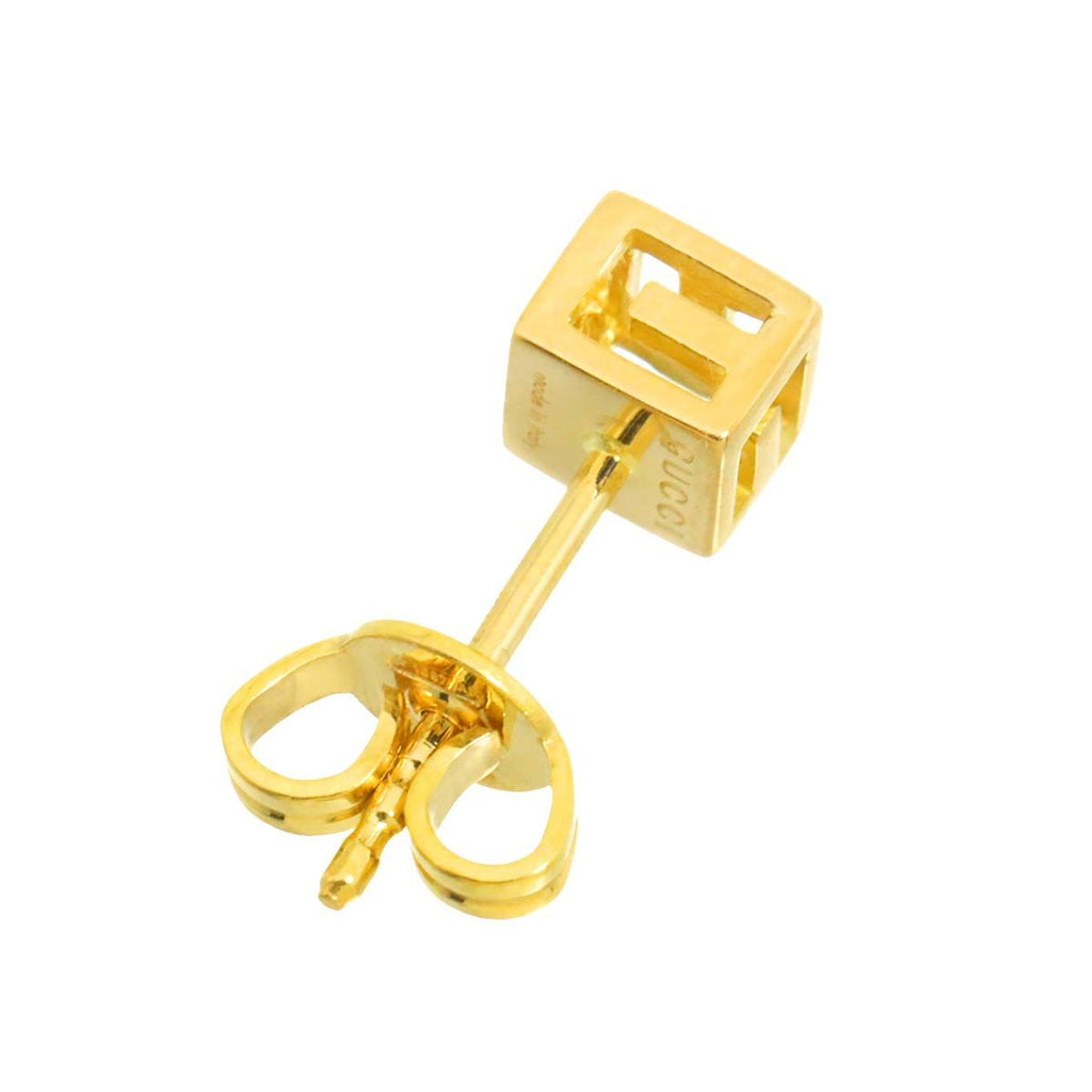 Gucci Cube Earrings 18k YG Yellow Gold 750 Single Only One Pierced — view 4
