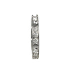 Louis Vuitton Hoop Earrings Empreinte Diamond 18k WG White Gold One Side Single — view 2