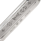 Louis Vuitton Tag Hoop Earrings 18k WG 750 Single Only One Pierced — view 5