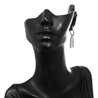 Louis Vuitton Tag Hoop Earrings 18k WG 750 Single Only One Pierced — view 8