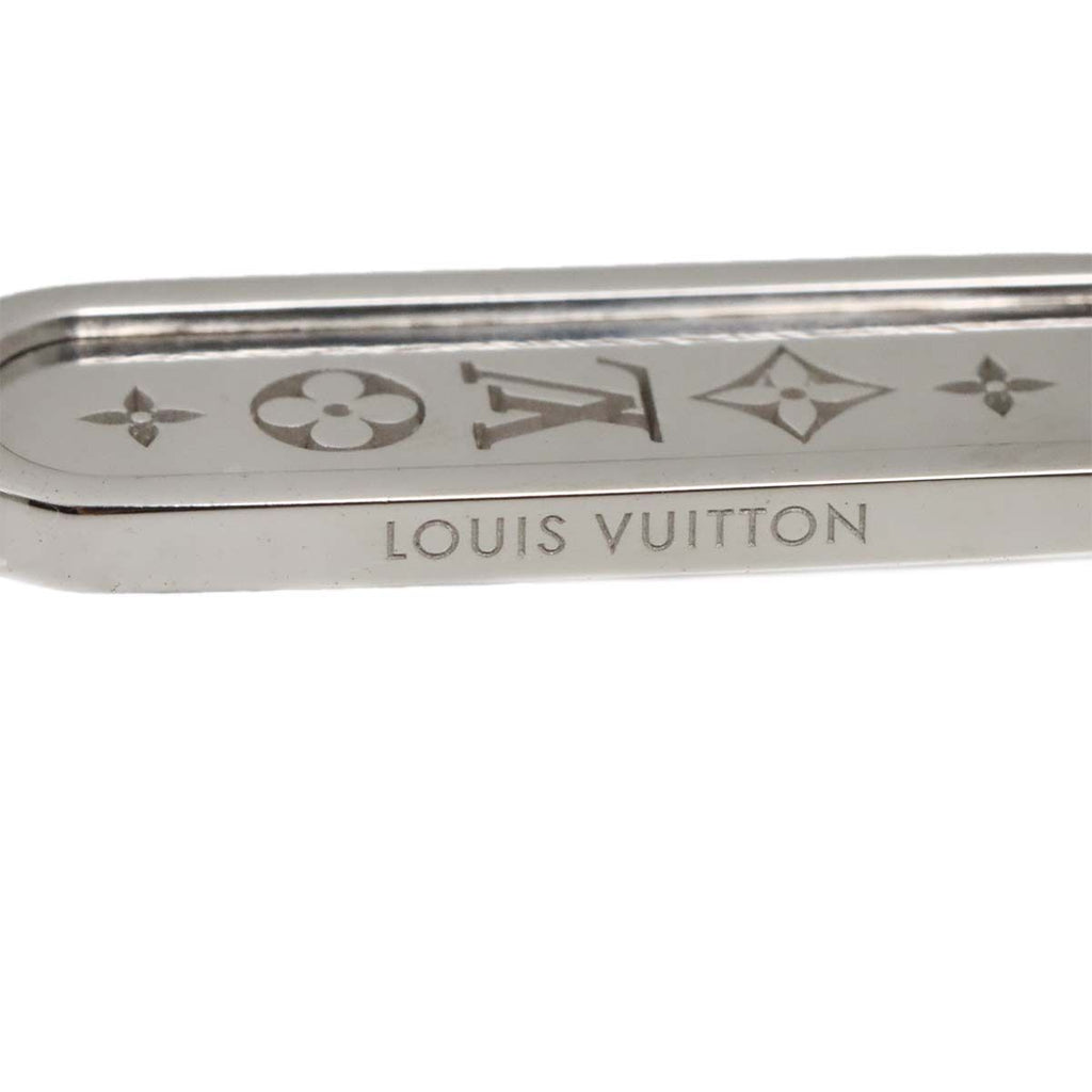 Louis Vuitton Tag Hoop Earrings 18k WG 750 Single Only One Pierced — view 6