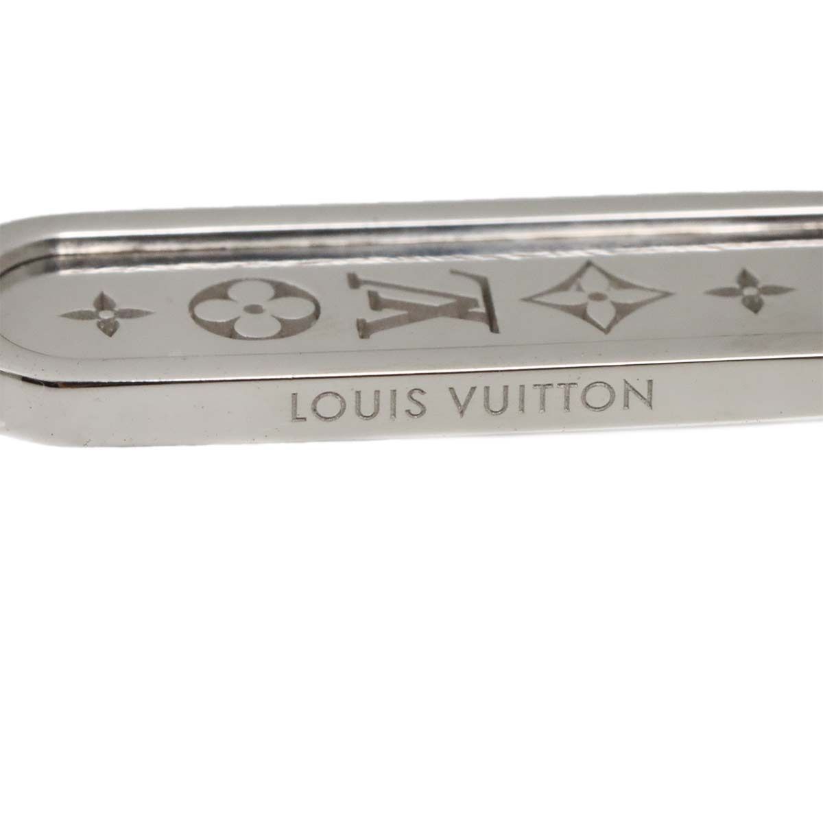 Louis Vuitton Tag Hoop Earrings 18k WG 750 Single Only One Pierced — view 6