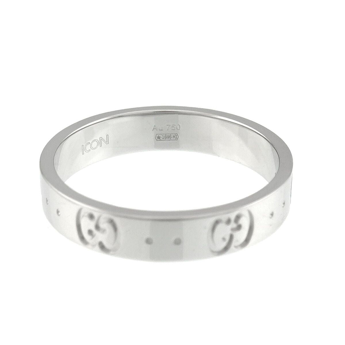 Gucci Icon Ring 18k WG White Gold 750 — view 5