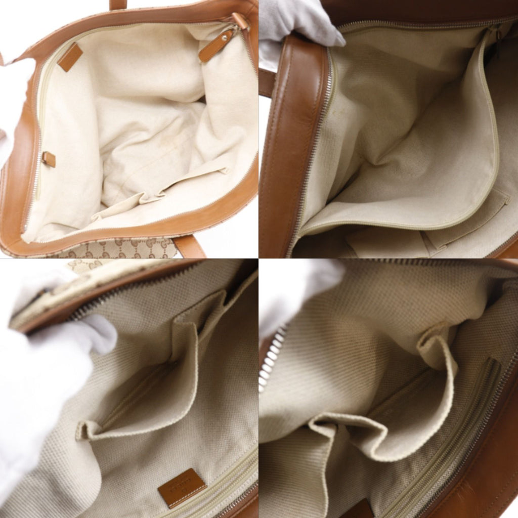 Gucci Sherry Line GG Canvas Brown Tote — view 6