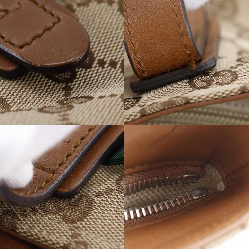 Gucci Sherry Line GG Canvas Brown Tote — view 8