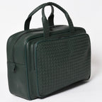 Bottega Veneta Leather Handbag Bag Intrecciato Dark Green — view 3