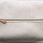 Hermes Brid-a-brac GM Orange Beige Canvas Pouch Bags Handbag — view 7