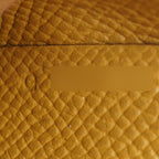 Hermes Calvi Duo Sesame Brown Card Case Coin Box — view 9