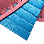 Hermes Courvette Bag Charm Pink Blue Strap — view 7