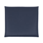 Hermes Bastia Canvas Leather Coin Case Black Silver — view 2