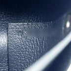 Hermes Bastia Canvas Leather Coin Case Black Silver — view 9