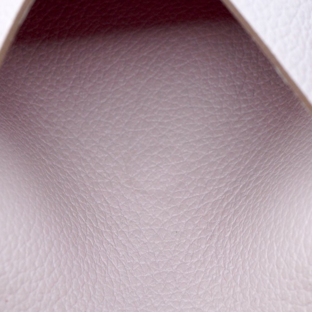 Hermes Bastia Pink Leather Coin Case Silver Small Items — view 9